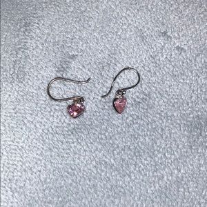 Dangle heart earrings